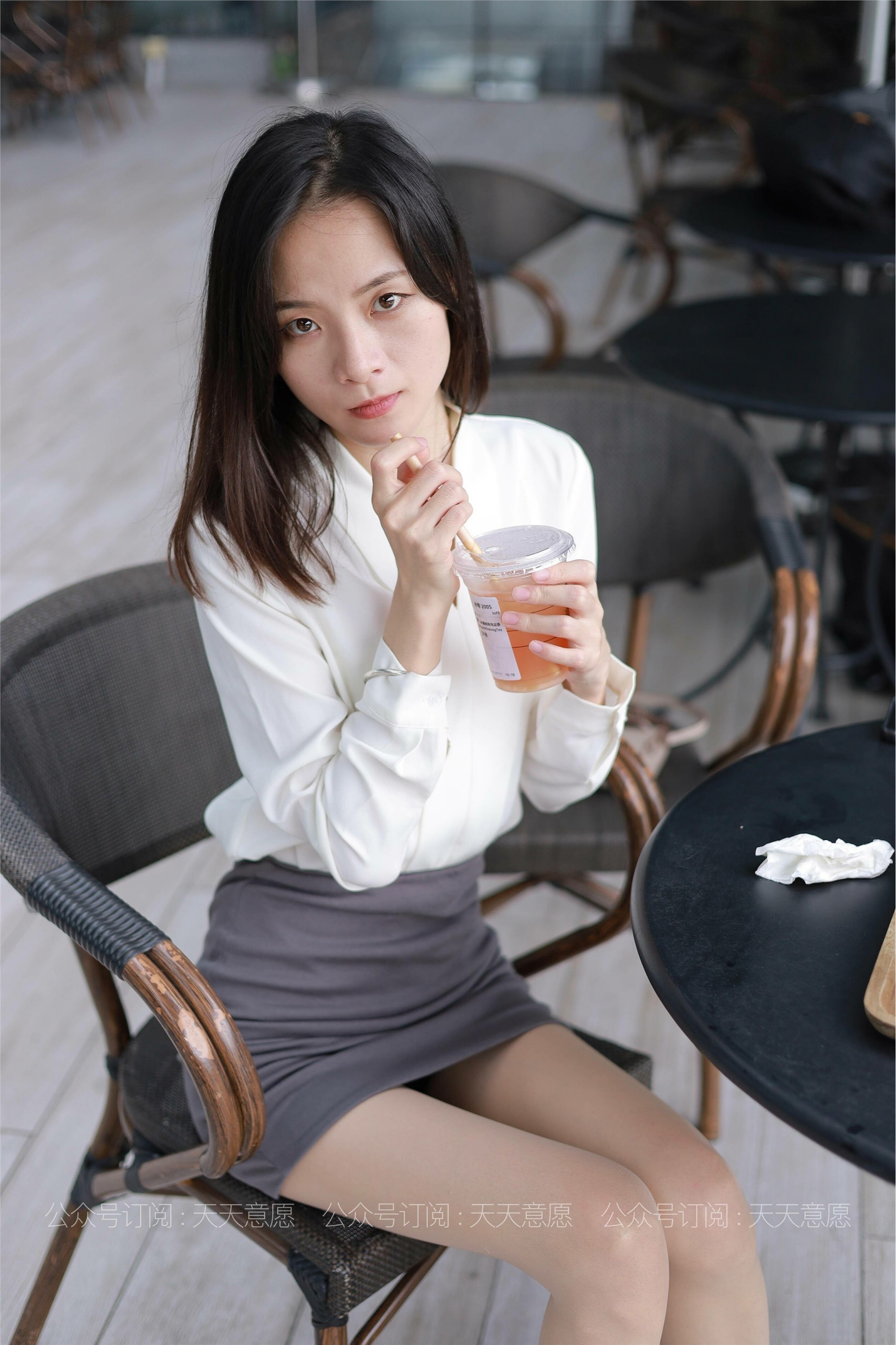 IESS异思趣向  2021.07.08 丝享家855：小六《白色OL装》